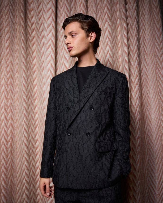 Geacă la două rânduri 